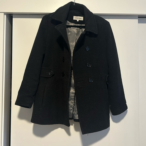 Calvin Klein Jackets & Blazers - CALVINKLEIN Black Peacoat
